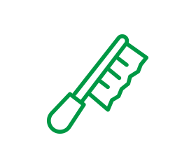 ブラッシング前に毛並みを整えたい時に